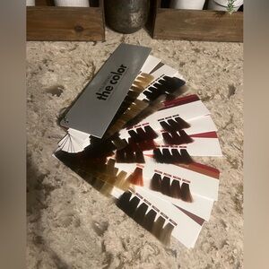 Paul Mitchell Hair Color Swatch - Rich Browns and Vibrant Reds